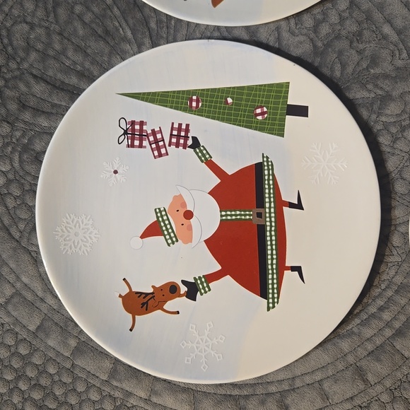 Harry & David Christmas dessert plates 2007 - Picture 4 of 10